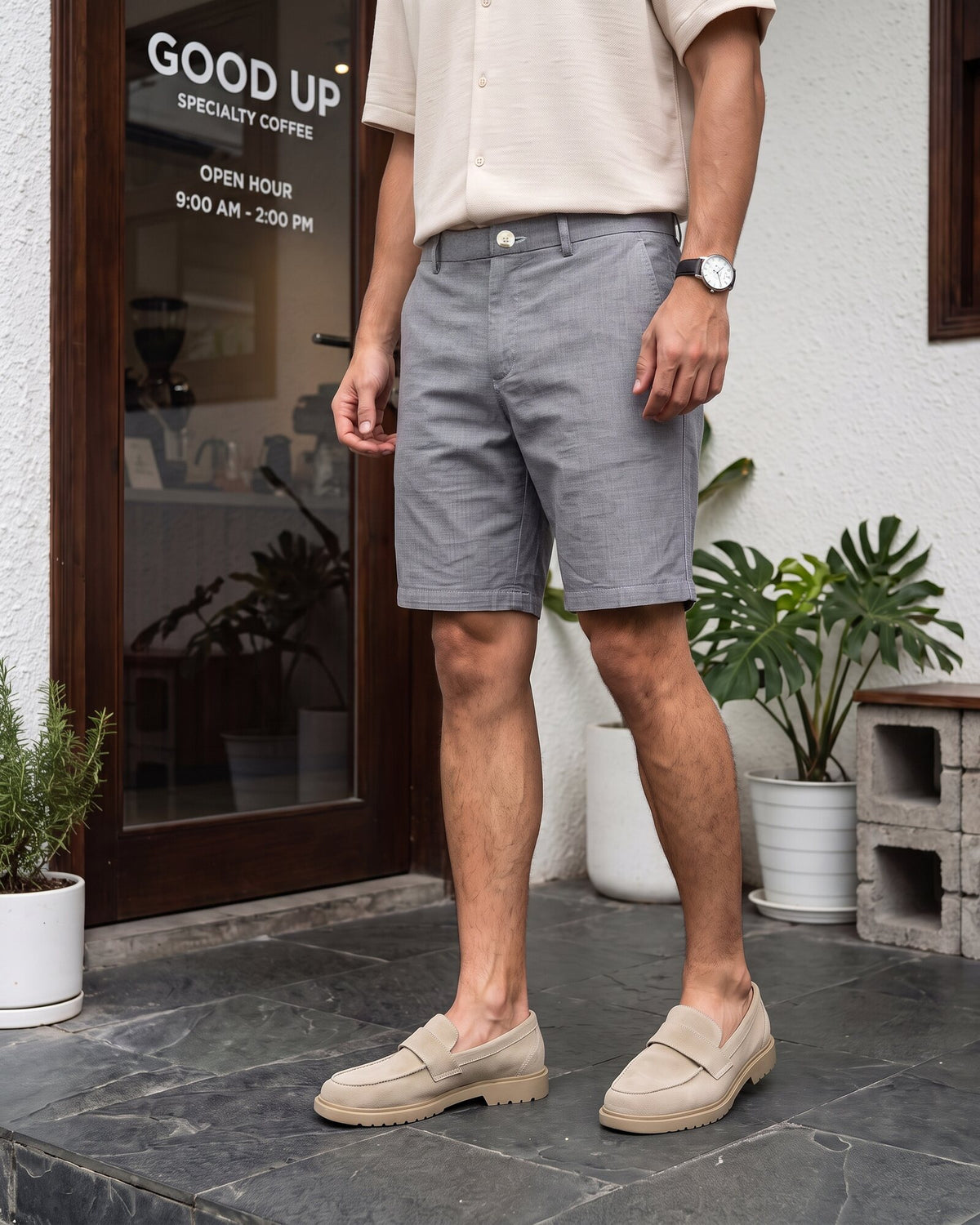 Signature Cotton Short – Graphite (3 of 4)