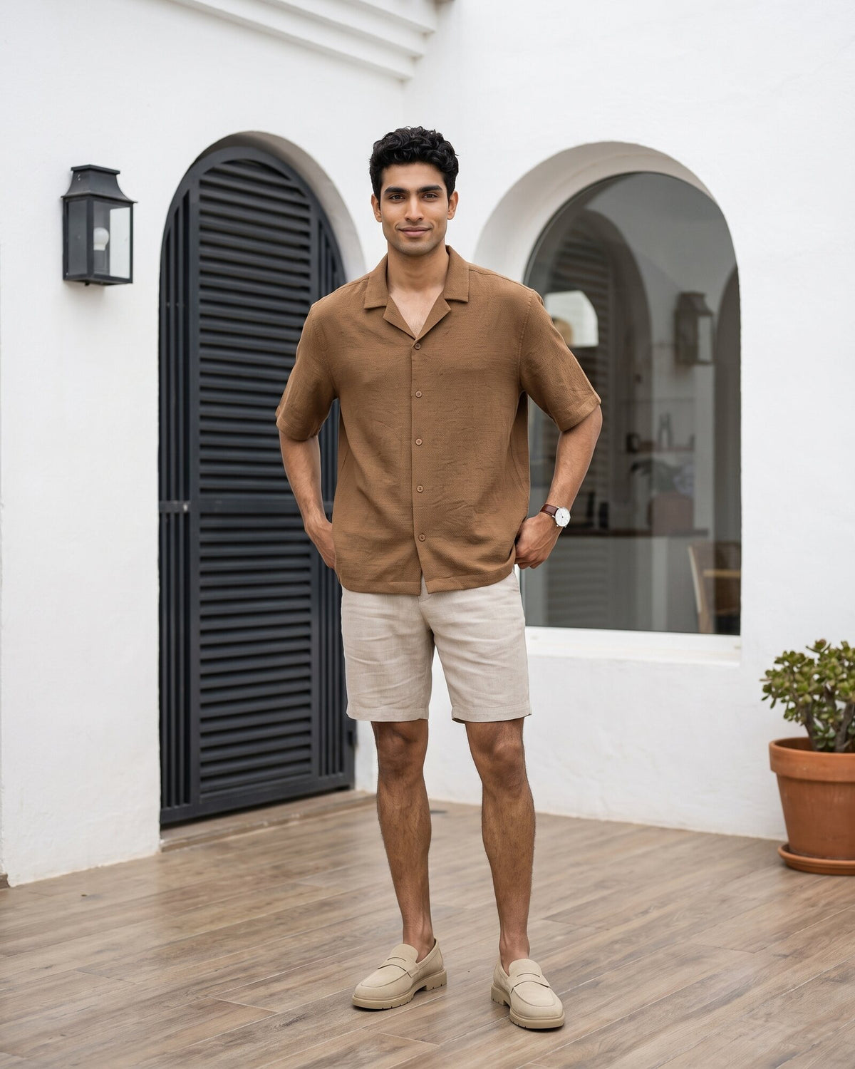 Signature Cotton Short – Raw Canvas (2 of 4)