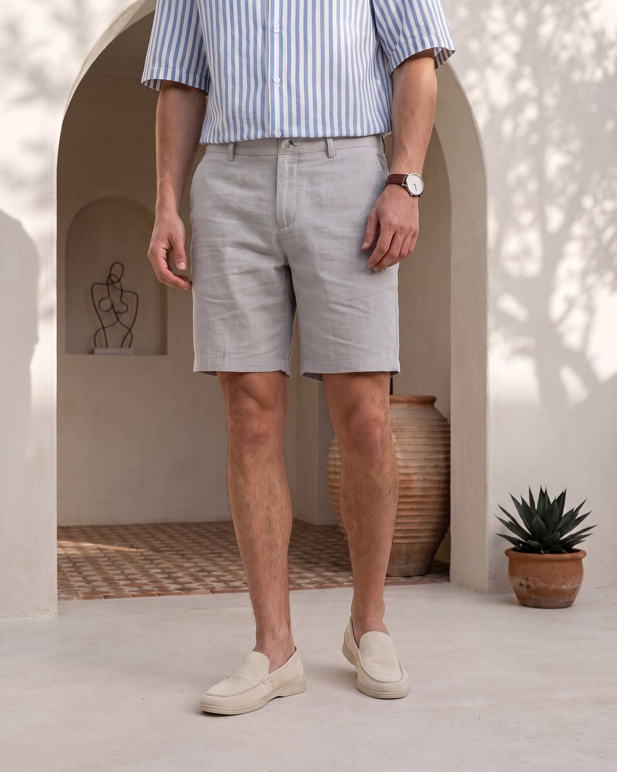 Signature Cotton Short – Slate Fog (3 of 4)