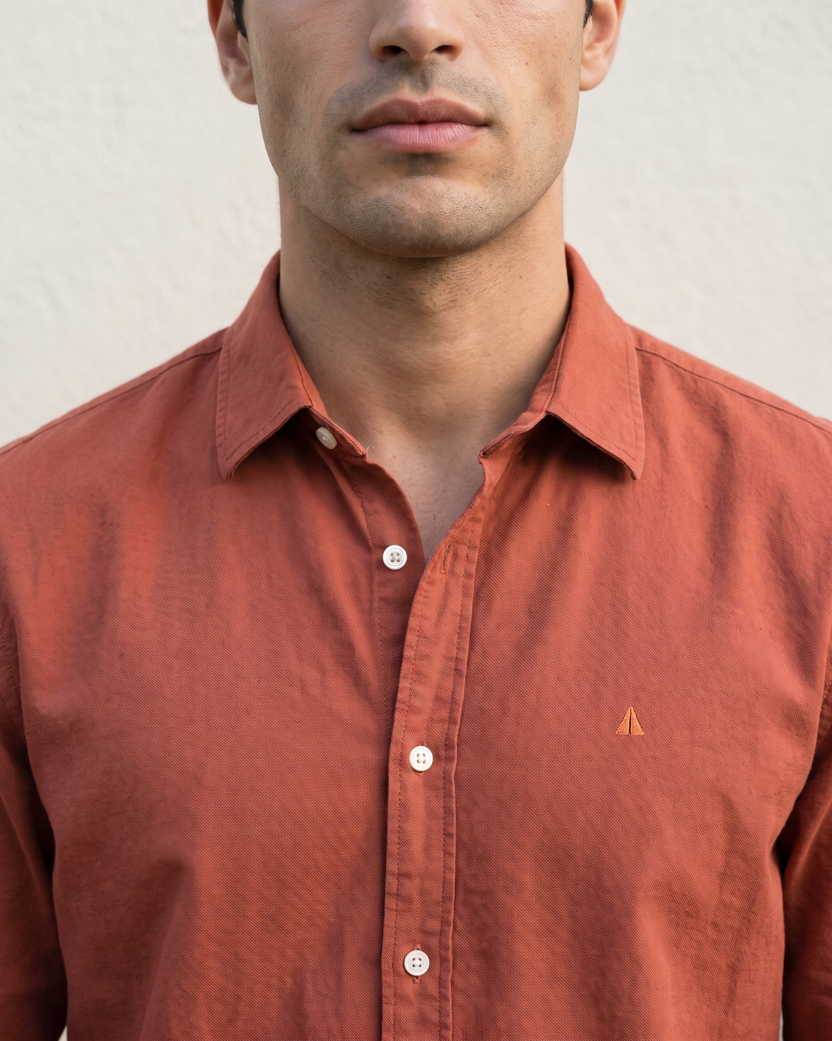 Generous Heritage Linen Long Sleeve Shirt - Teak
