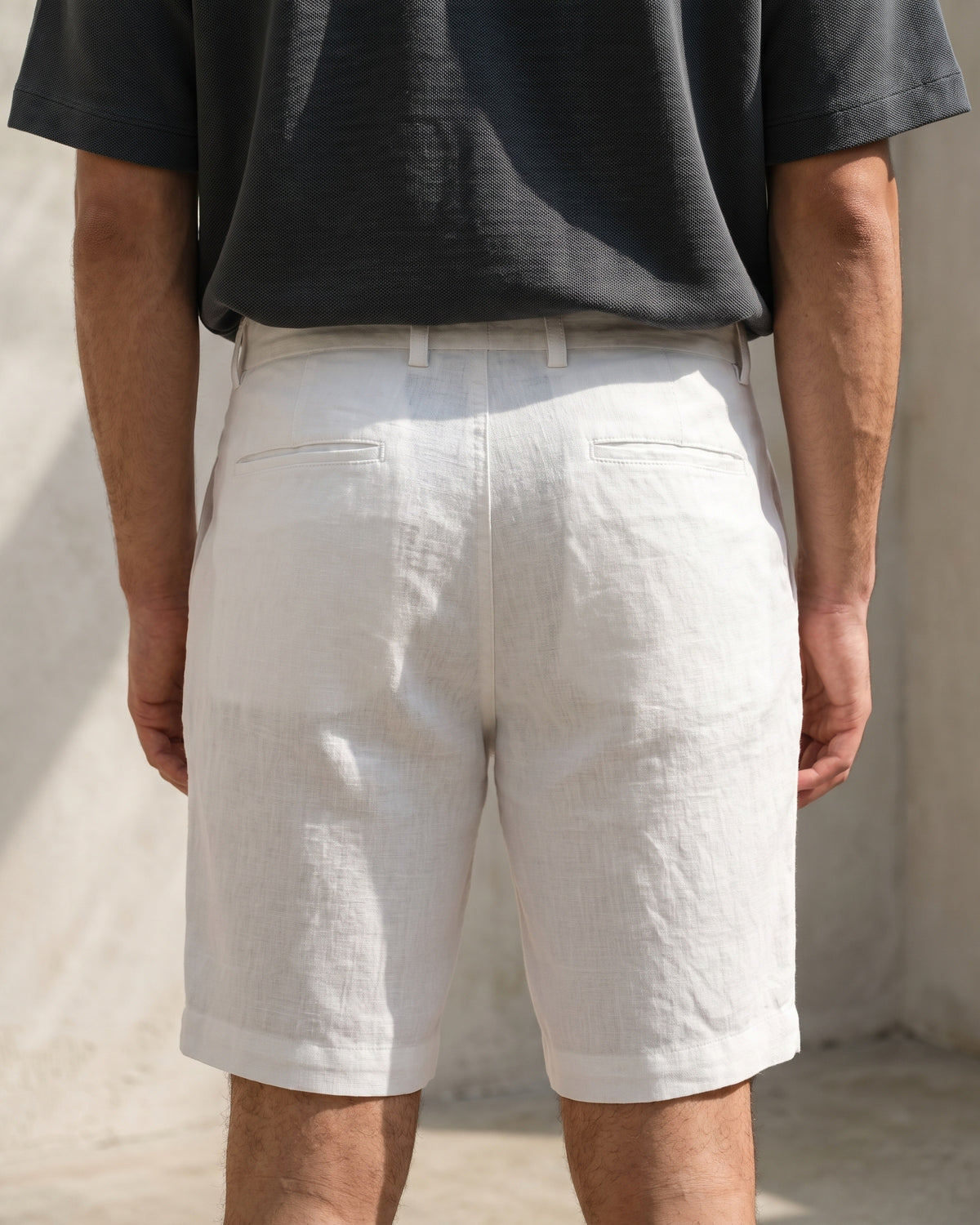 Generous Signature Cotton Short - Soft White