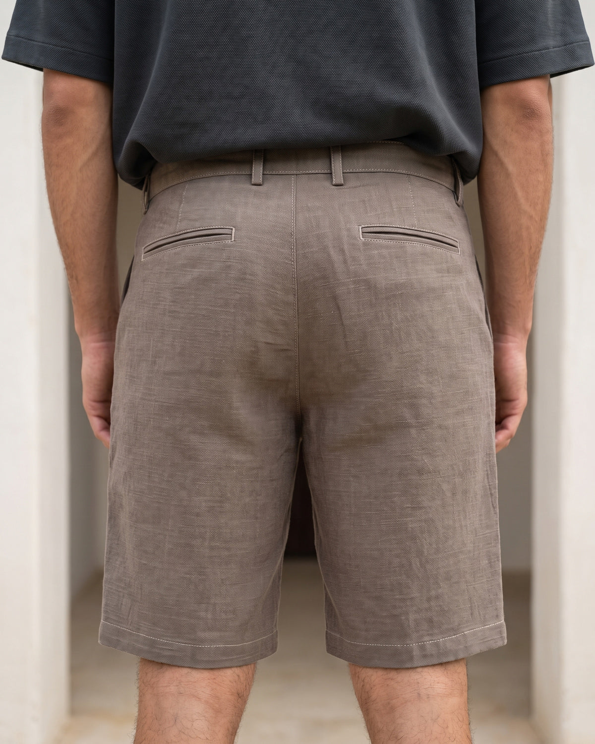 Generous Signature Cotton Short - Sand