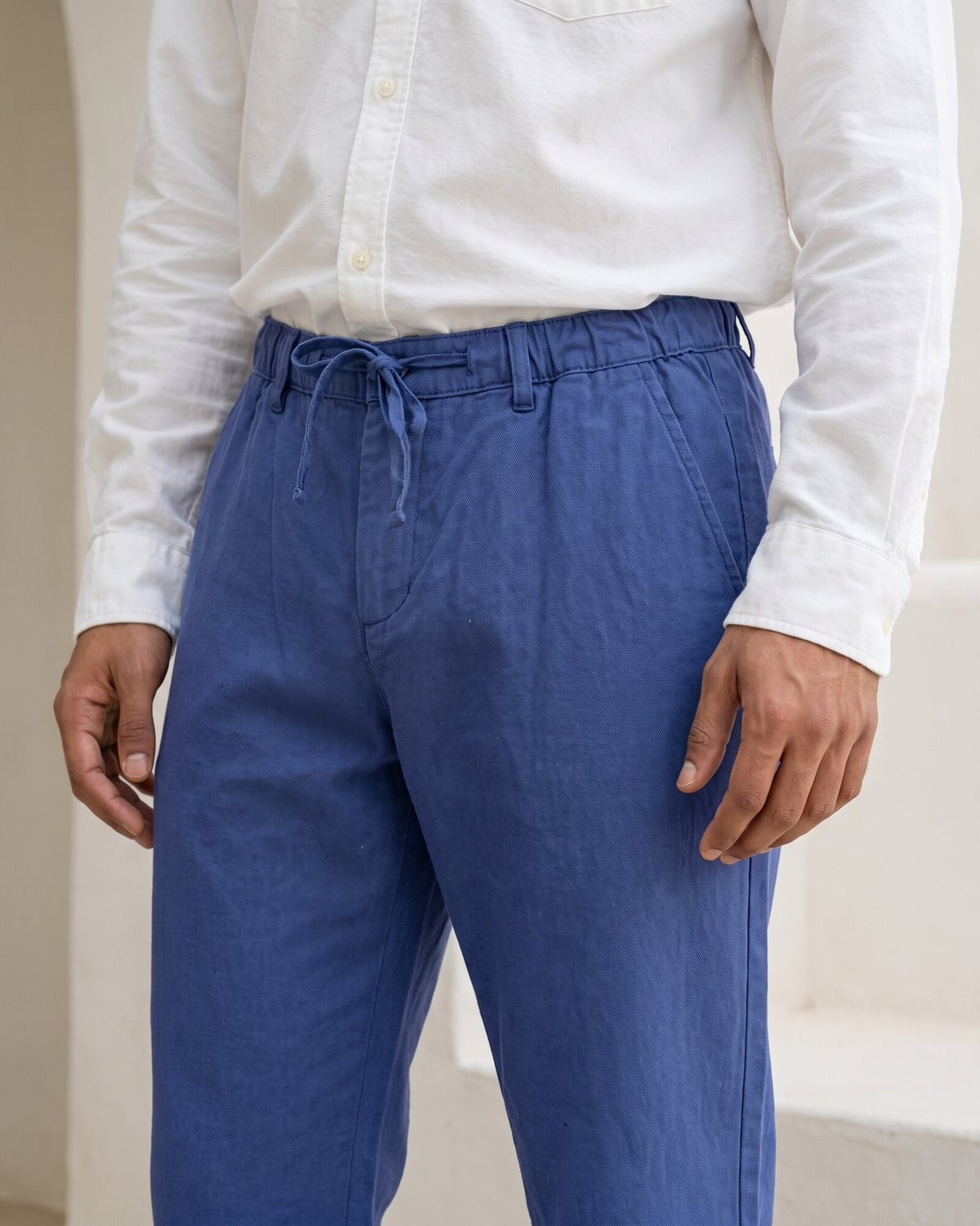 Heritage Linen Relaxed Pant – Midnight Ink (1 of 4)