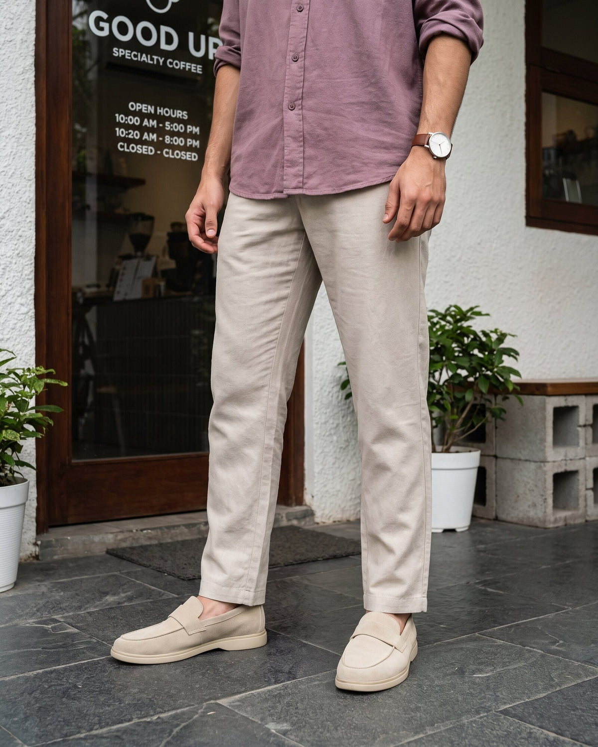 Heritage Linen Relaxed Pant – Raw Canvas (3 of 4)