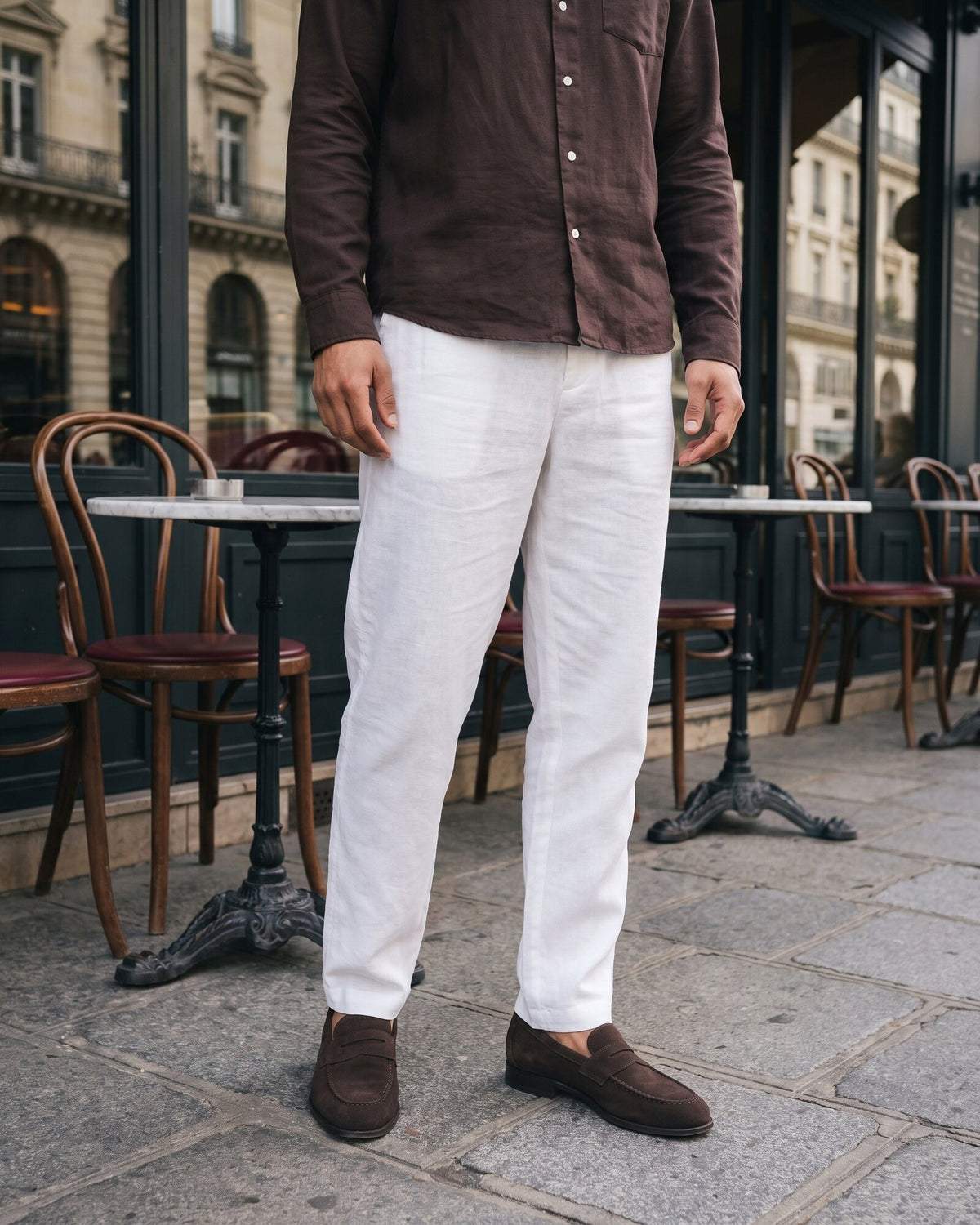 Heritage Linen Relaxed Pant – Alpine White (3 of 4)