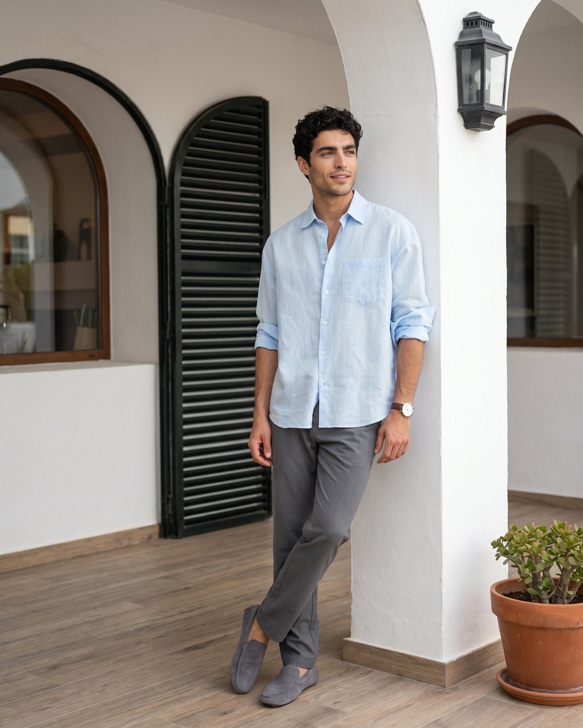 Heritage Linen Relaxed Pant – Midnight Onyx (2 of 4)