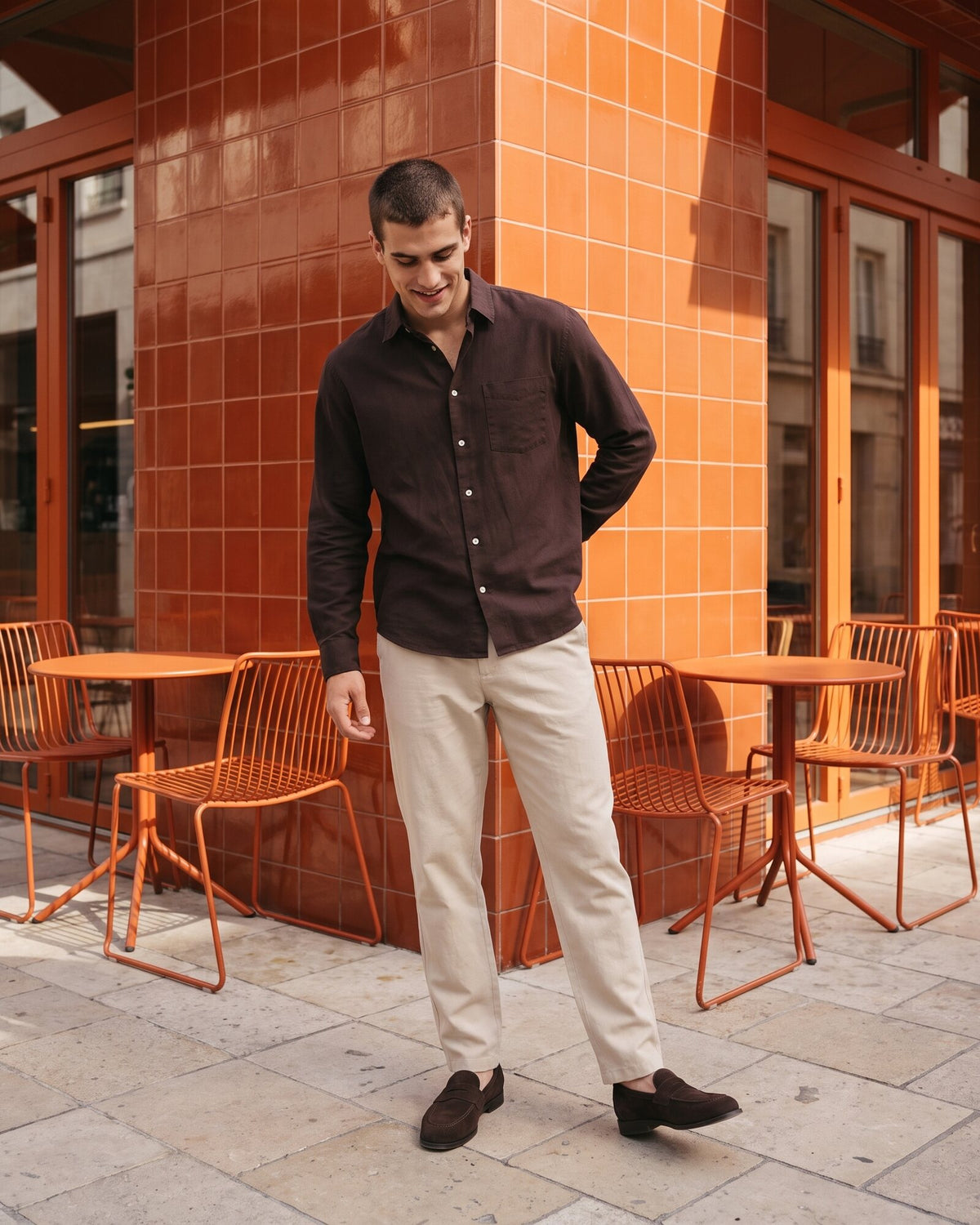Heritage Linen Relaxed Pant – Driftwood (3 of 4)
