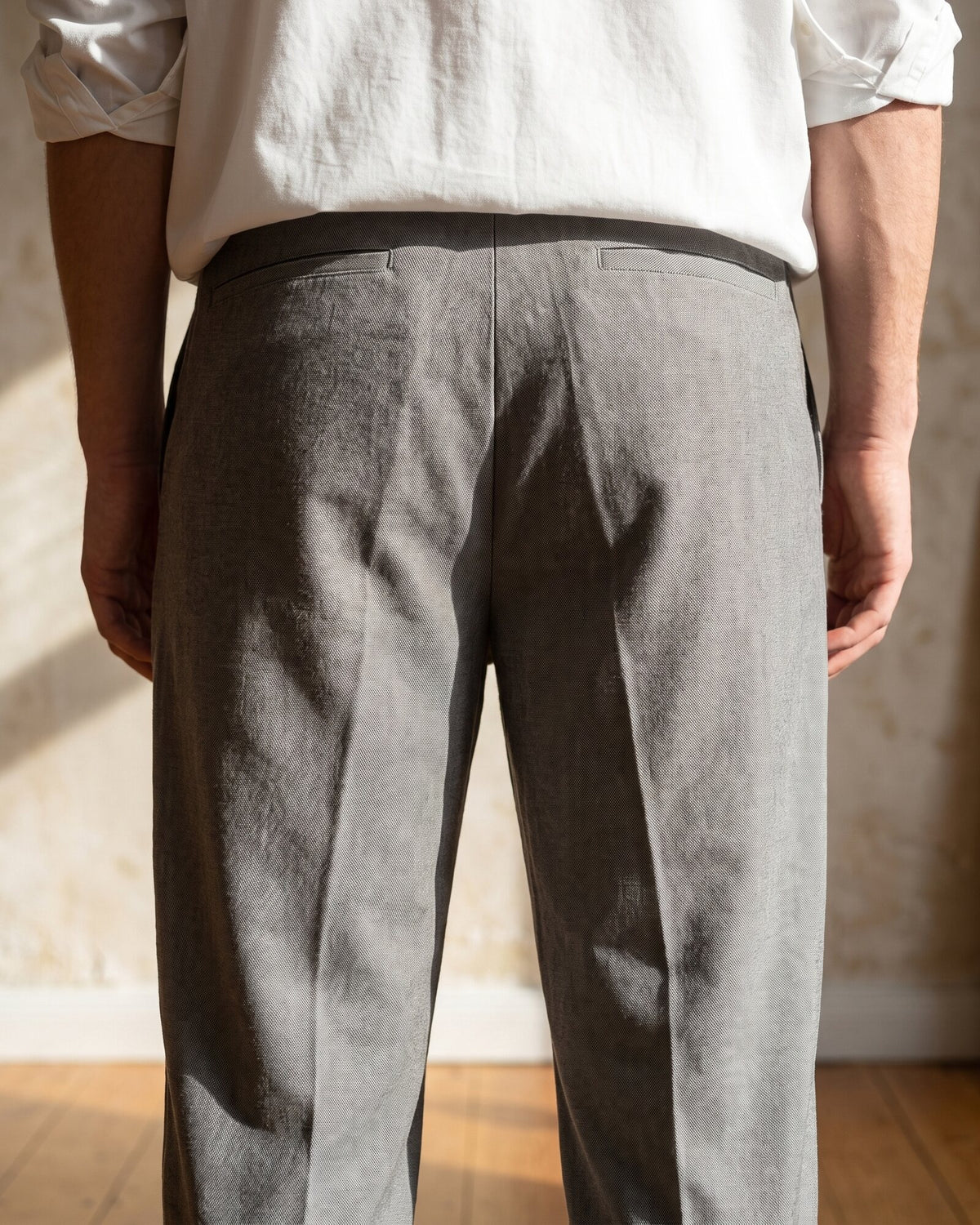 Heritage Linen Relaxed Pant – Graphite (3 of 4)