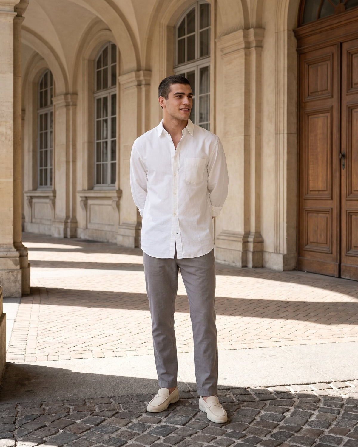 Heritage Linen Relaxed Pant – Graphite (4 of 4)