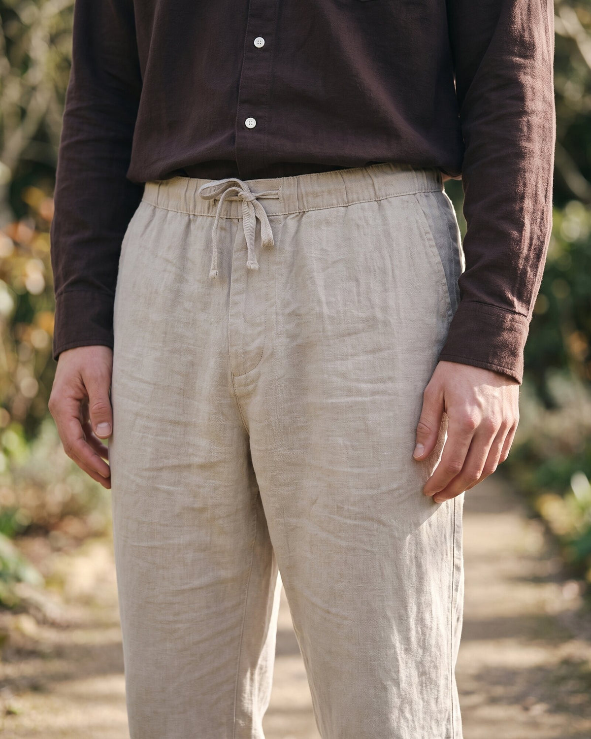 Heritage Linen Relaxed Pant – Raw Canvas (1 of 4)