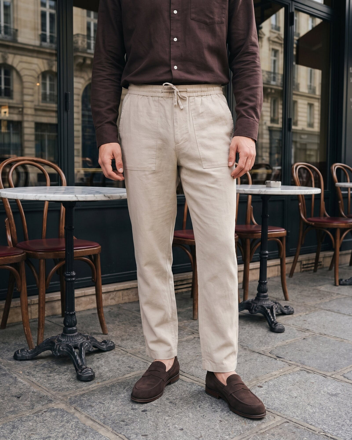 Heritage Linen Relaxed Pant – Raw Canvas (3 of 4)