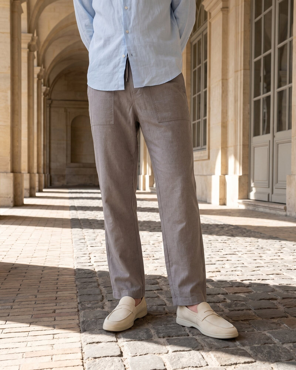 Heritage Linen Relaxed Pant – Graphite (3 of 4)