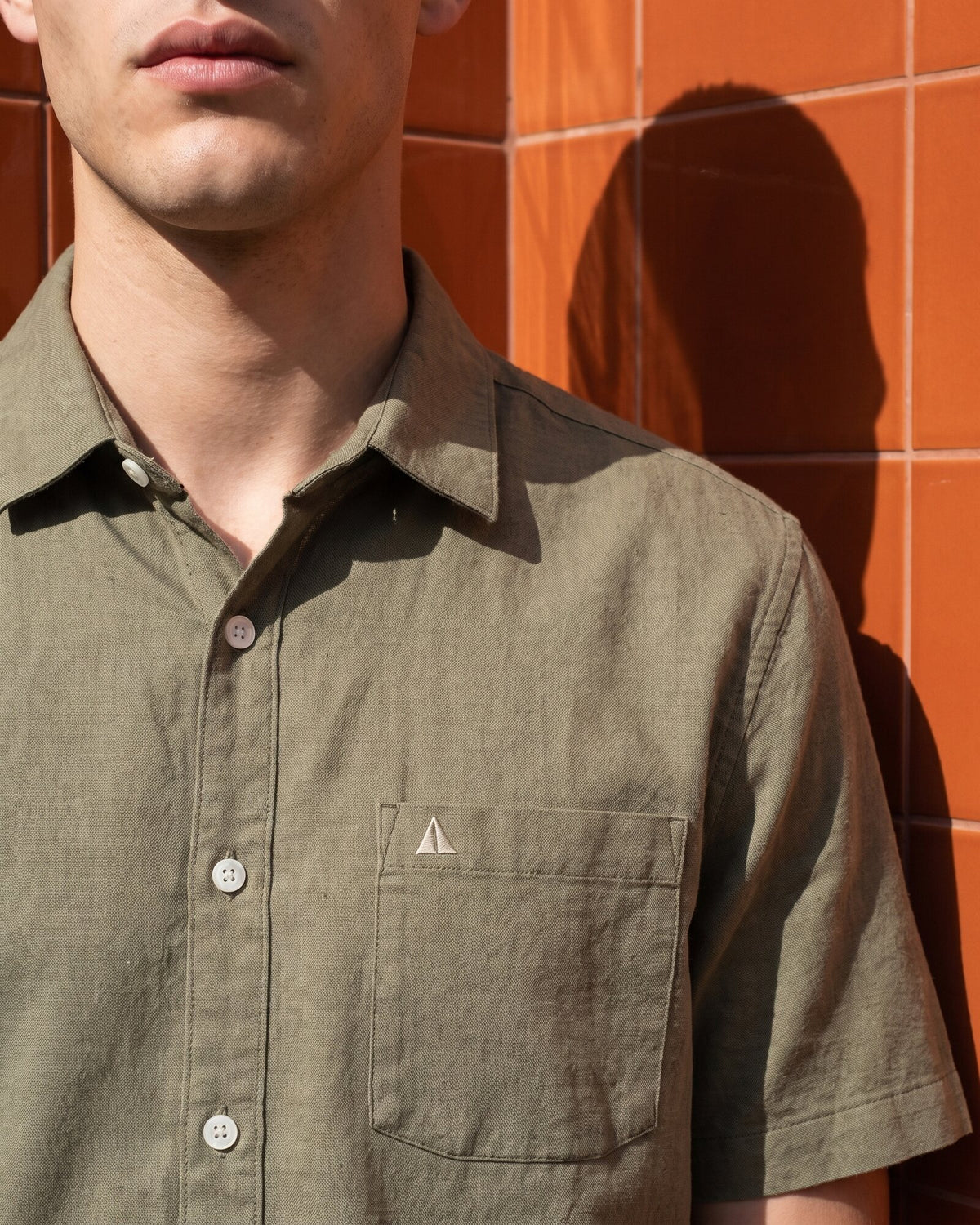 Heritage Linen Slub Short Sleeve Shirt – Moss Reserve (2 of 4)