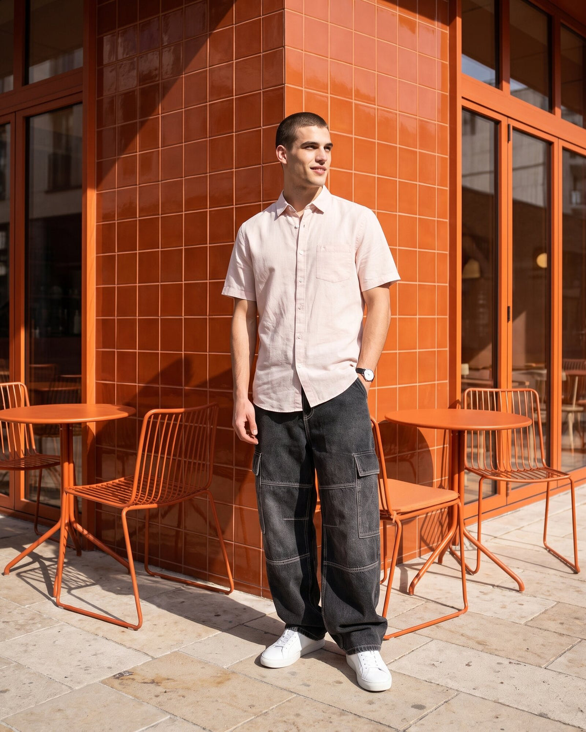 Heritage Linen Slub Short Sleeve Shirt – Rose Dusk (2 of 4)