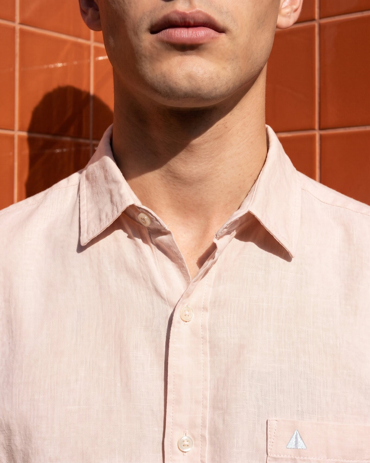 Heritage Linen Slub Short Sleeve Shirt – Rose Dusk (3 of 4)