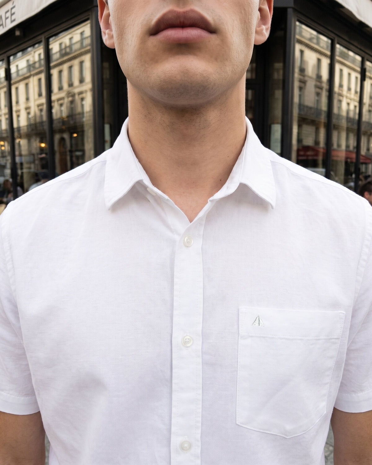Heritage Linen Short Sleeve Shirt – Alpine White (3 of 4)