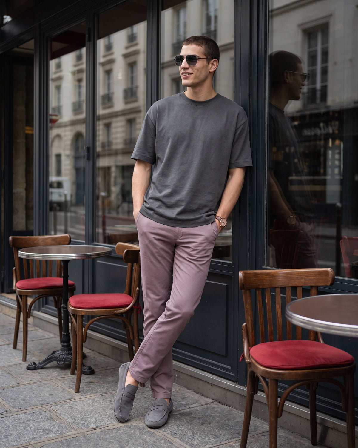 AnationZ The Statesman Chino - Rose Dusk Sri Lanka