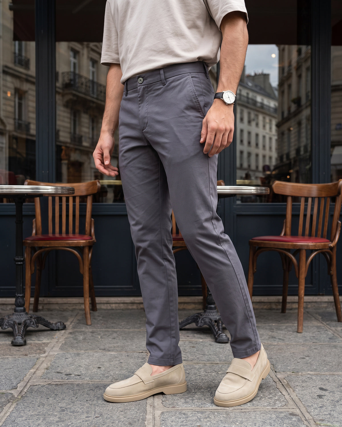 AnationZ The Statesman Chino - Graphite Sri Lanka
