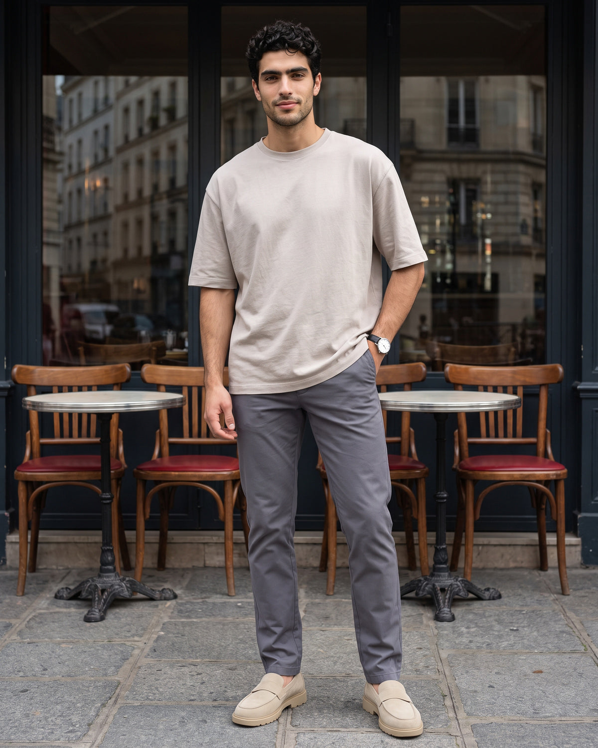 AnationZ The Statesman Chino - Graphite Sri Lanka
