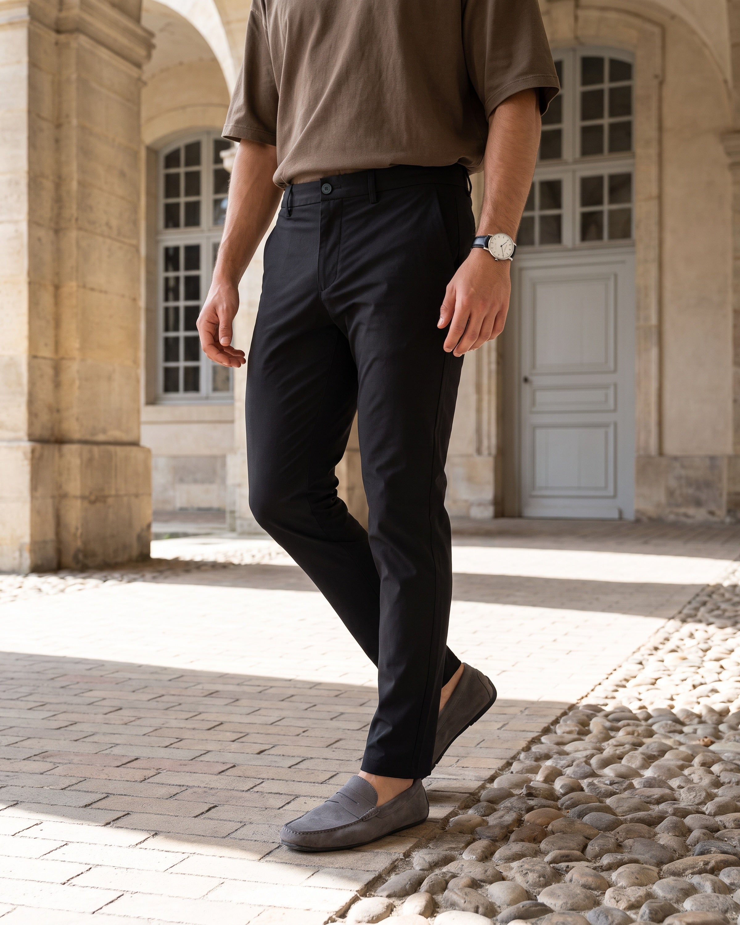 AnationZ Essential Slim Pant - Midnight Onyx Sri Lanka
