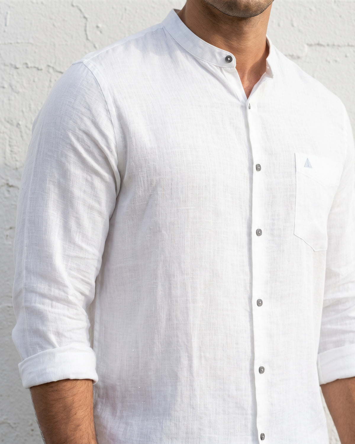 AnationZ Reserve Hemp Long Sleeve Shirt - Alpine White Sri Lanka