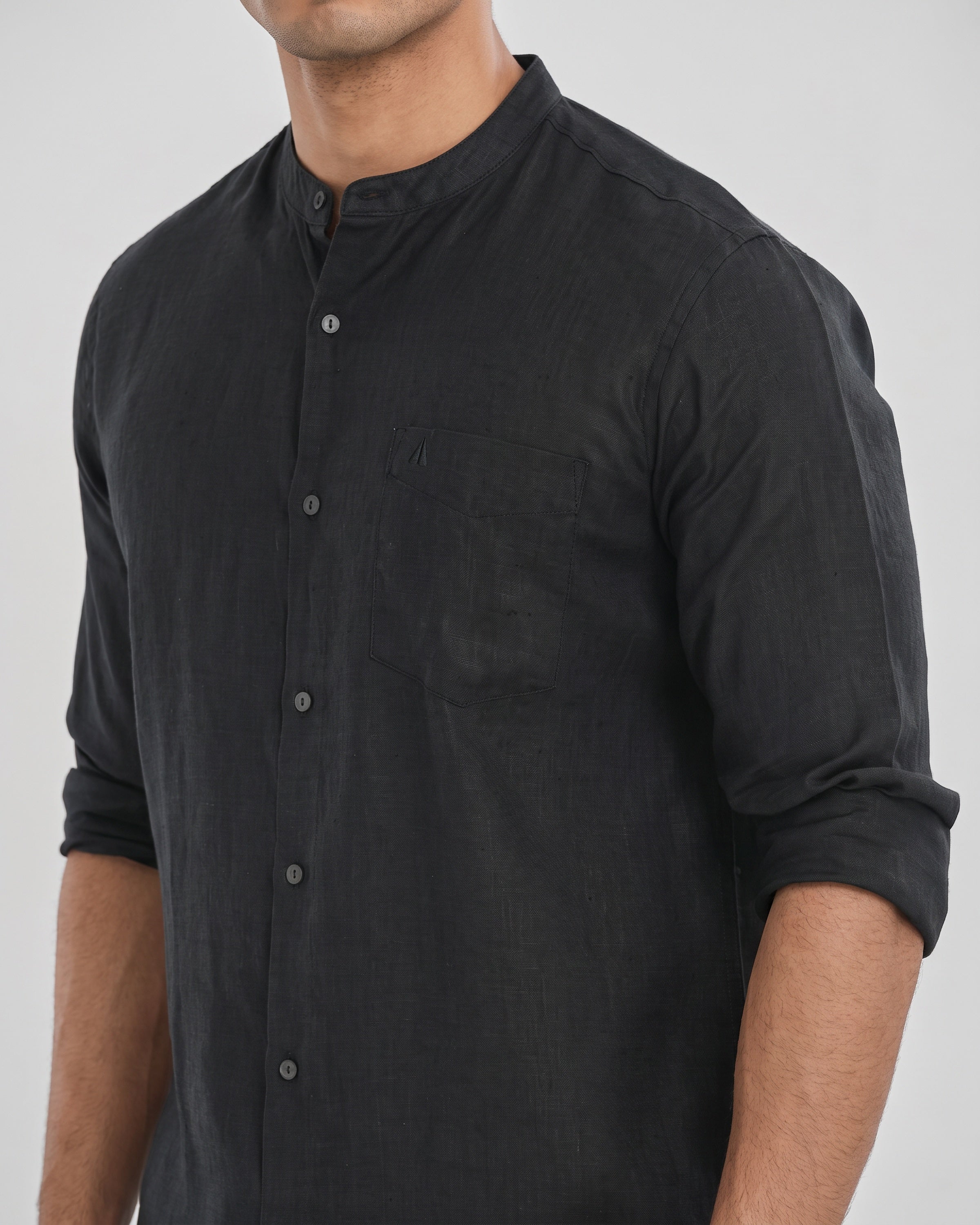 AnationZ Reserve Hemp Long Sleeve Shirt - Midnight Onyx Sri Lanka