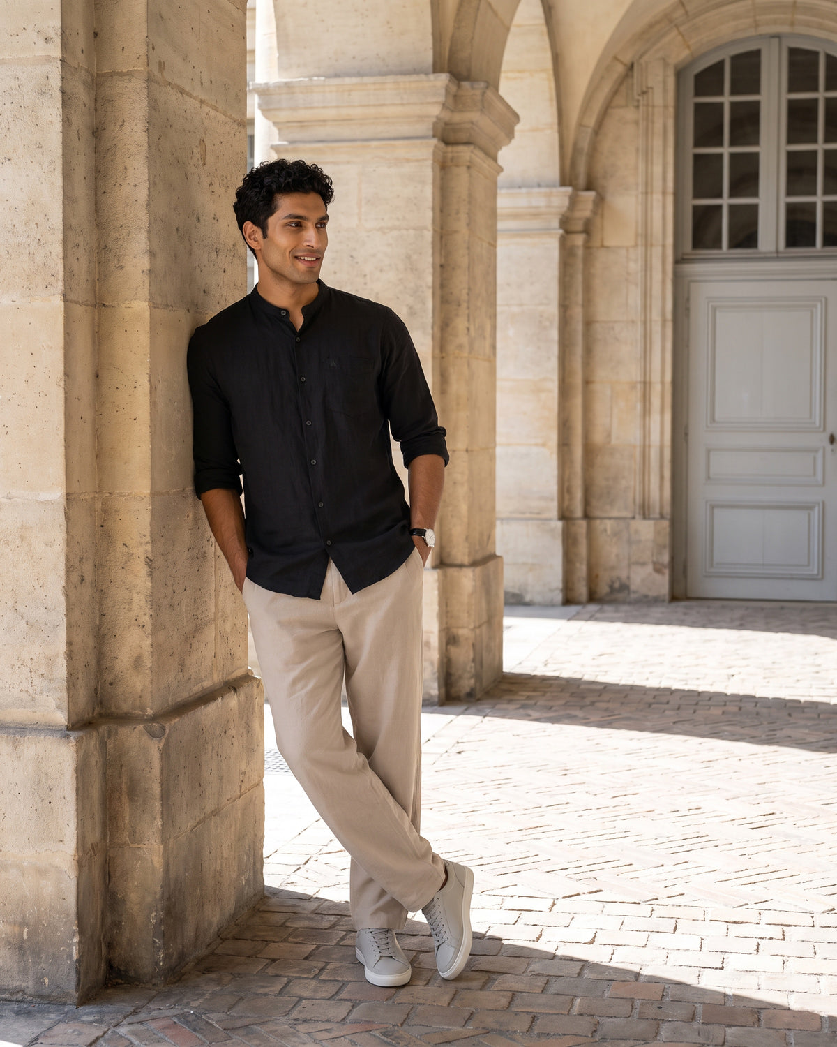AnationZ Reserve Hemp Long Sleeve Shirt - Midnight Onyx Sri Lanka