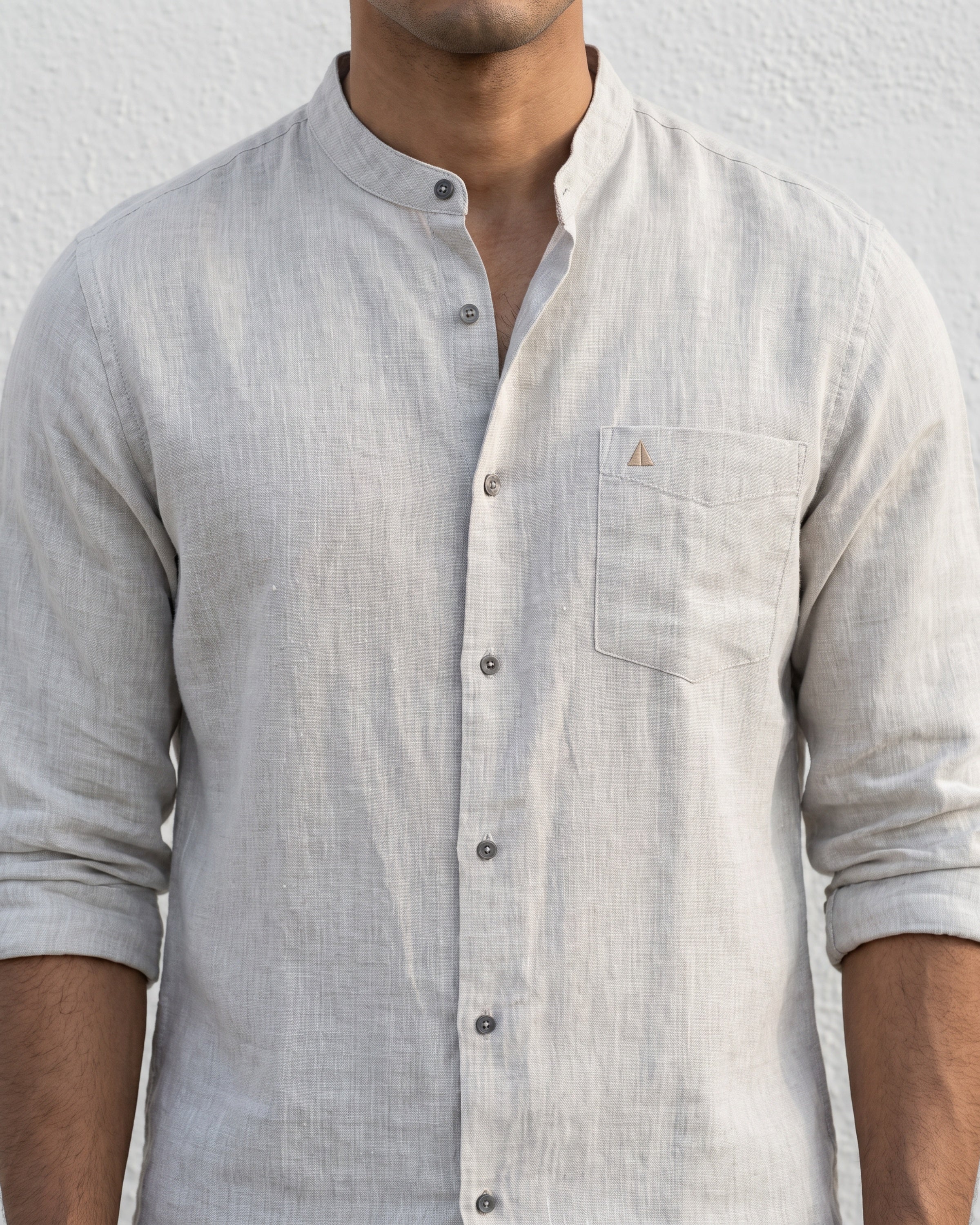 AnationZ Reserve Hemp Long Sleeve Shirt - Raw Canvas Sri Lanka
