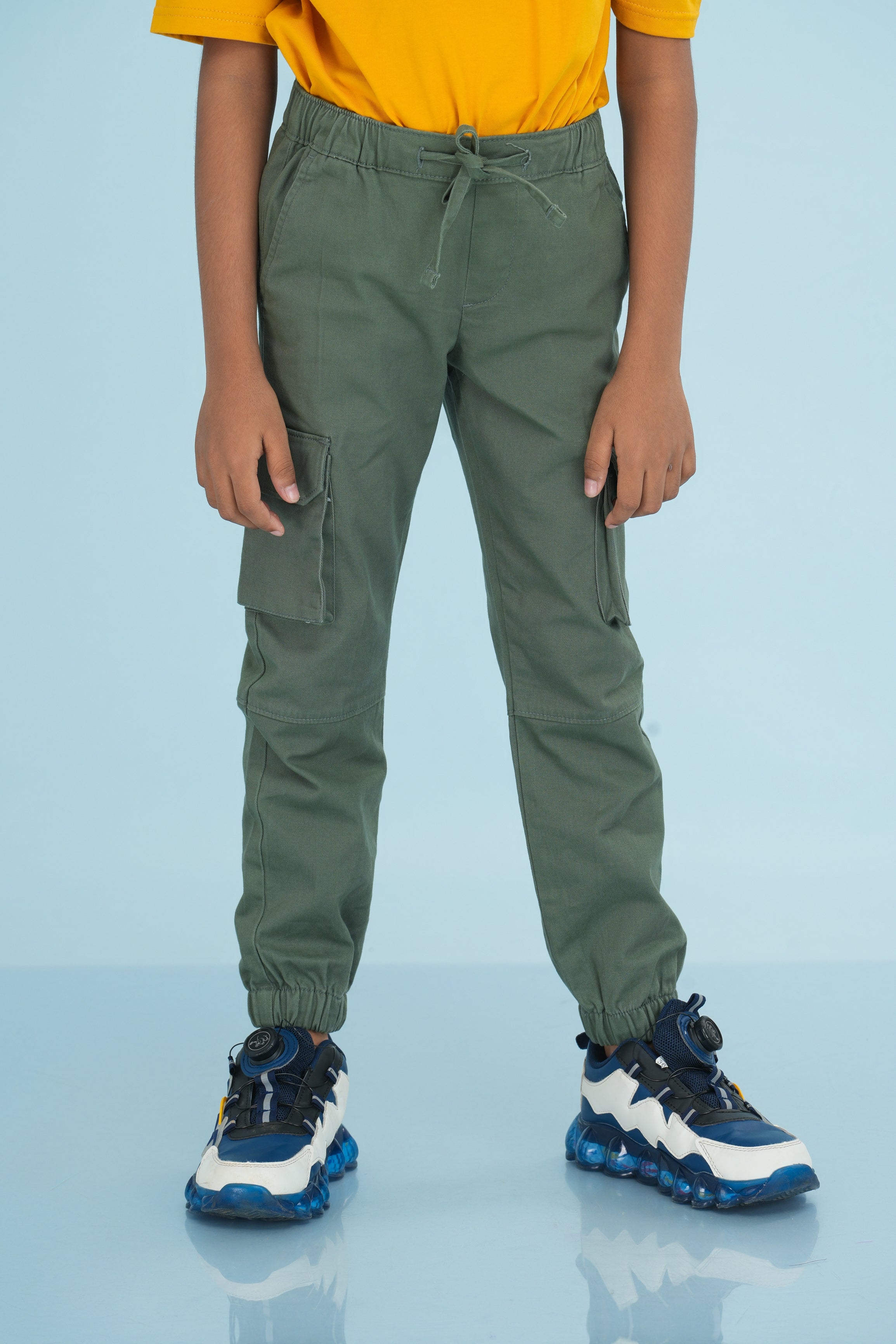 Kids' Twill Essential Cargo Pant – Olive | AnationZ Junior
