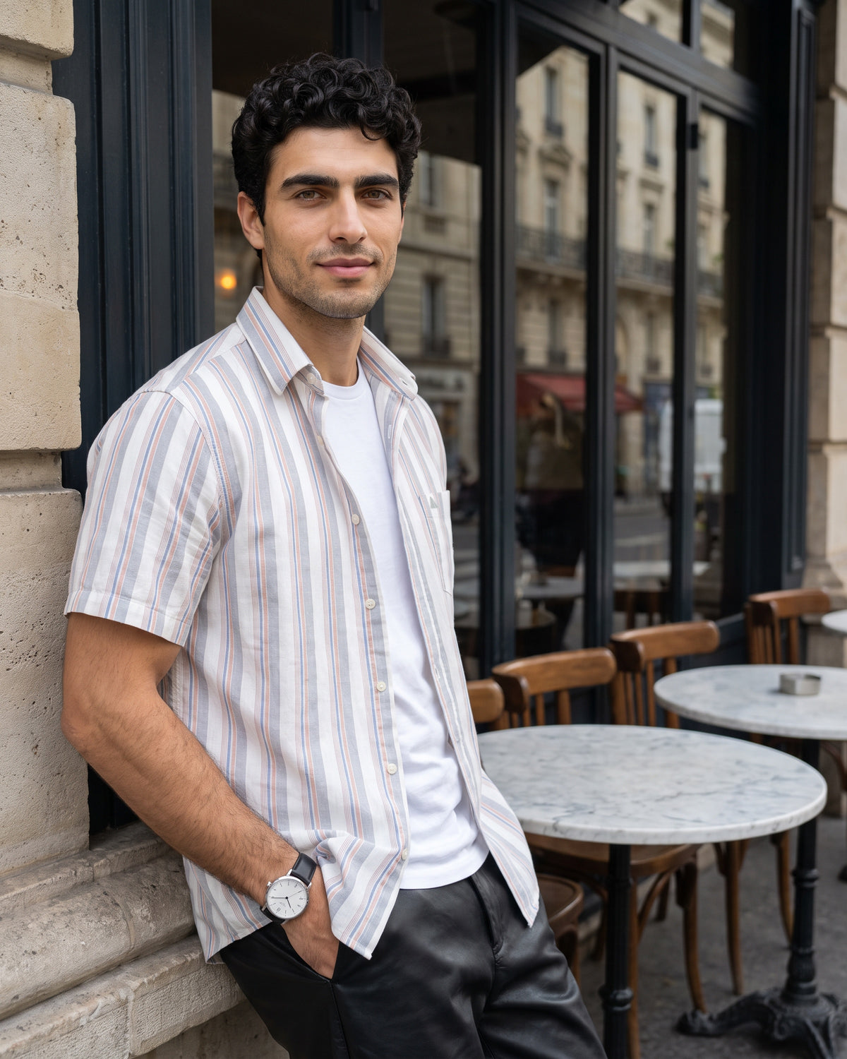 Heritage Linen Button-Down Shirt - Alpine White