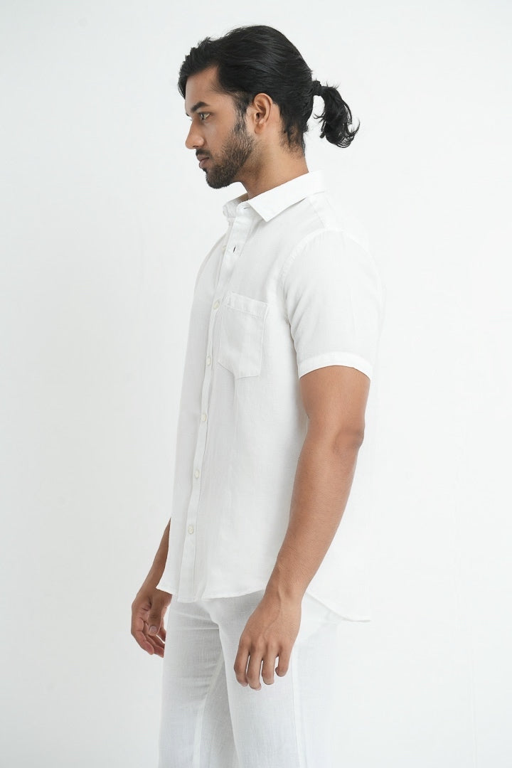 Tencil Hemp Shirt - White