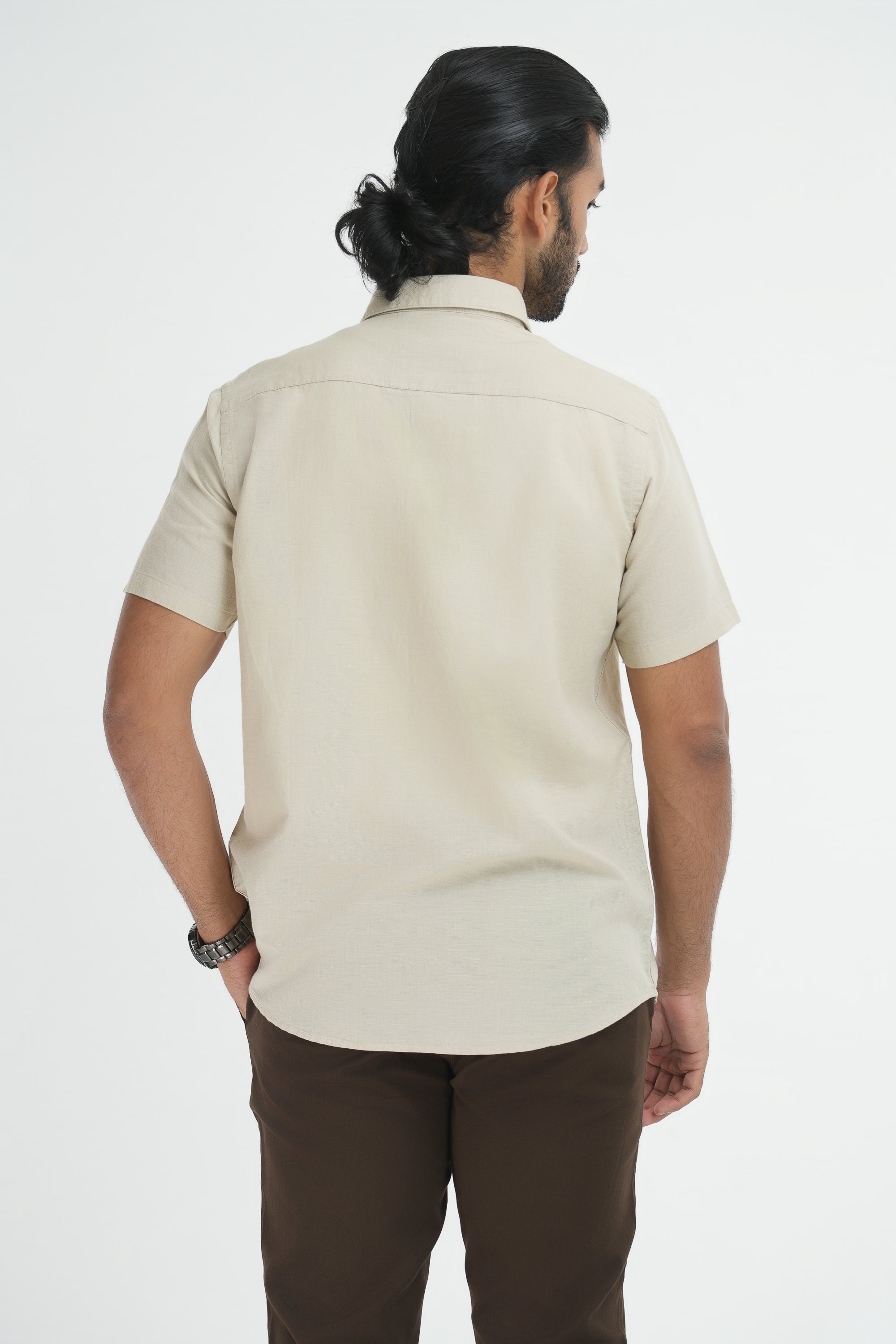 Linen Cotton Shirt - Cream