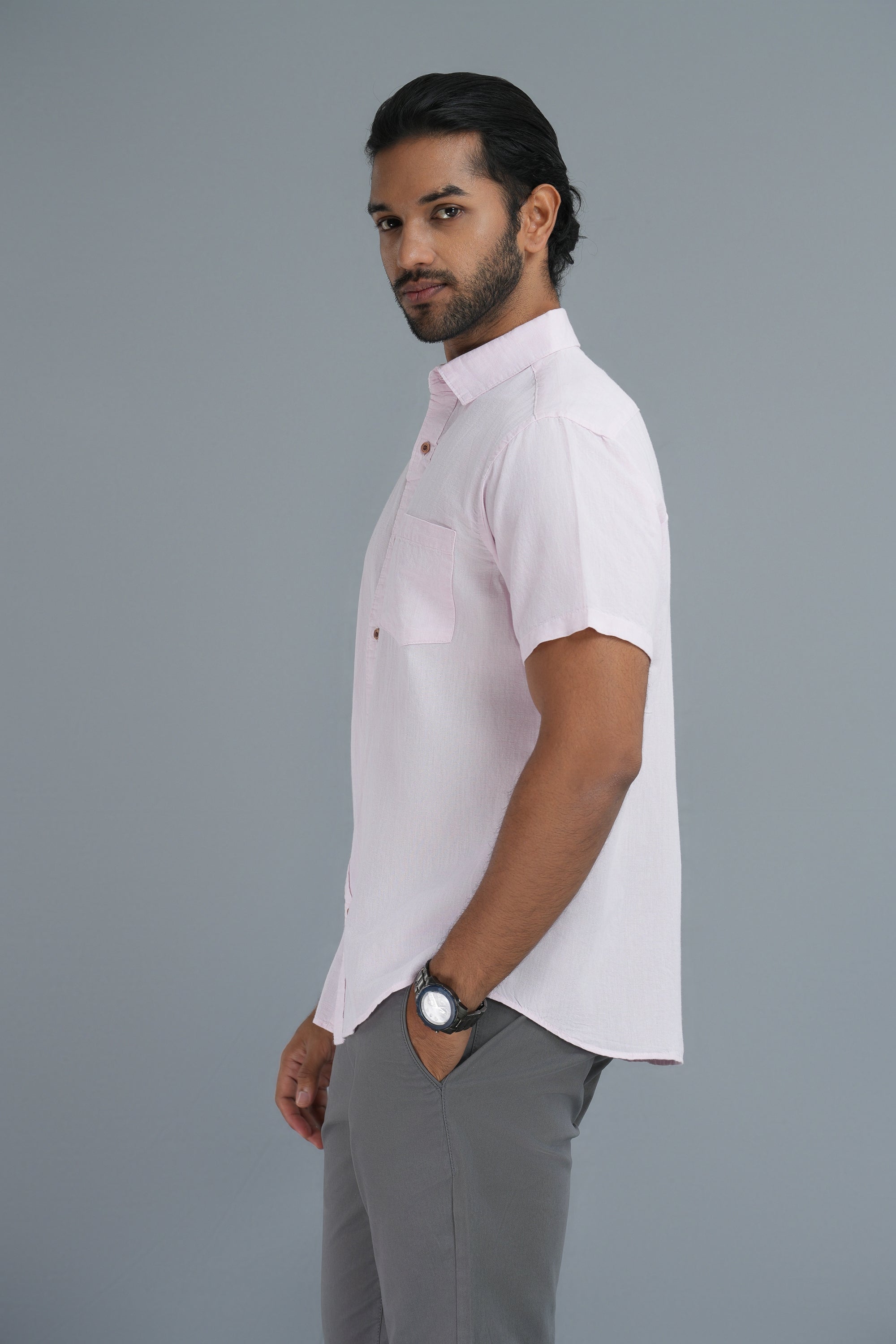 Linen Cotton Shirt - White