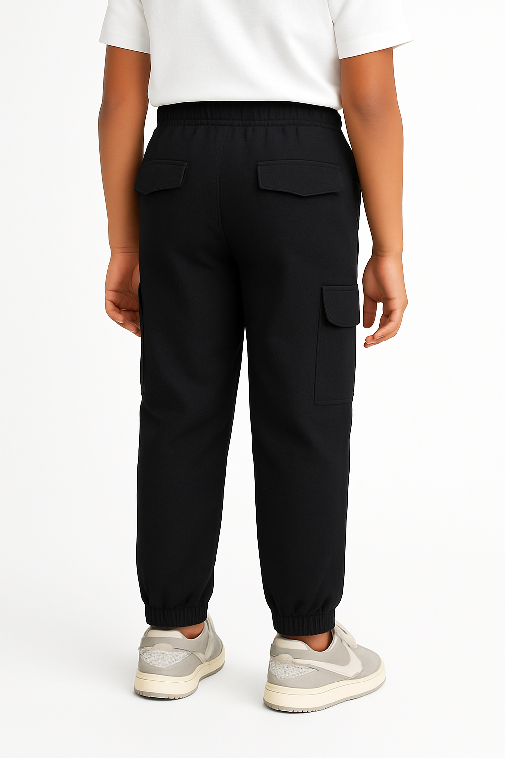 Kids' Cargo Twill Essential Pant – Black | AnationZ Junior