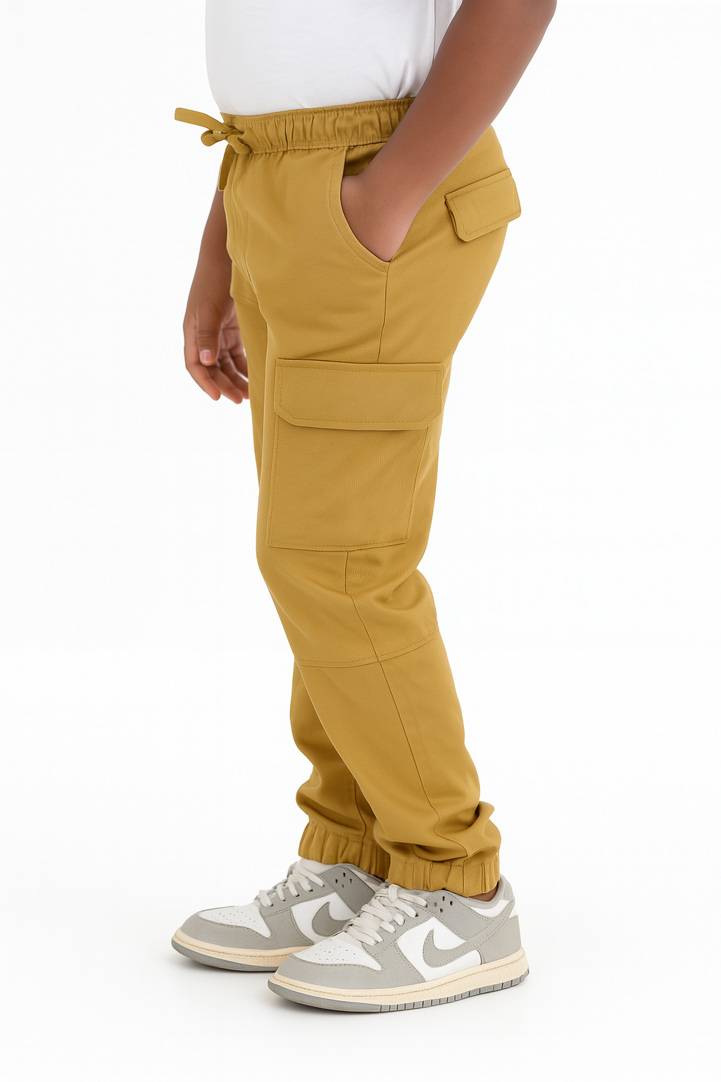 Kids' Cargo Twill Essential Pant – Khaki | AnationZ Junior