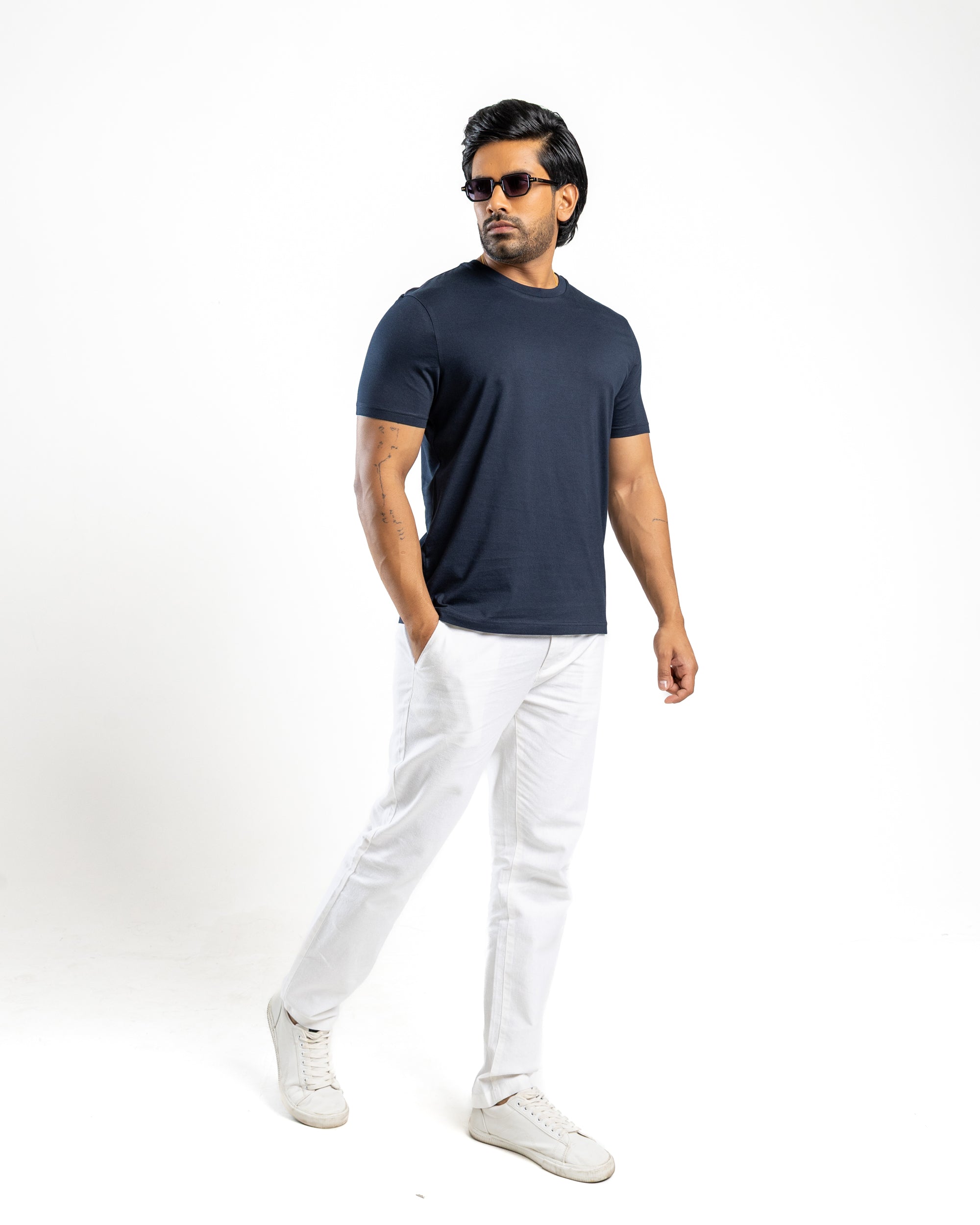 AnationZ Supima Cotton Tee - Midnight Ink Sri Lanka
