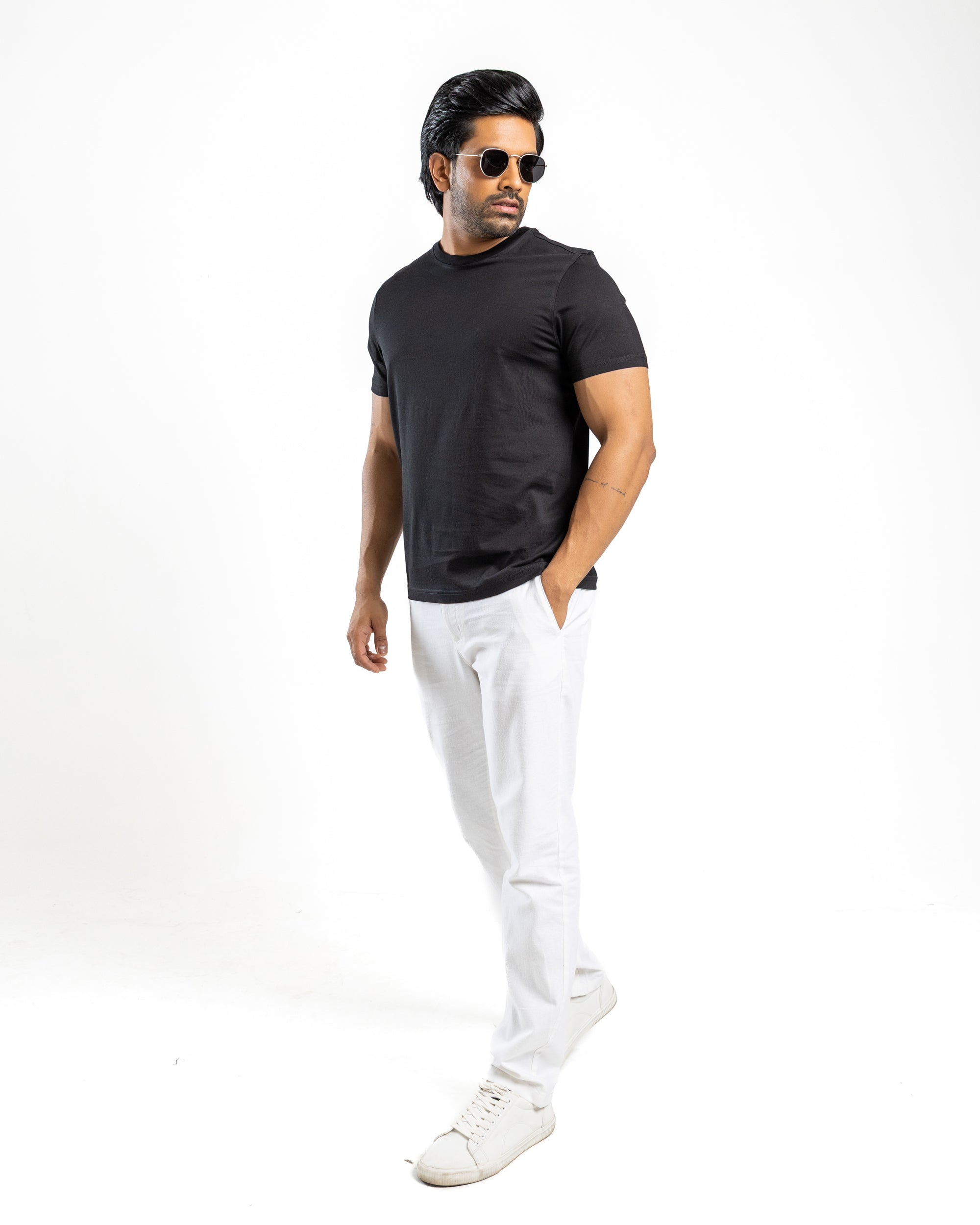 AnationZ Supima Cotton Tee - Midnight Onyx Sri Lanka
