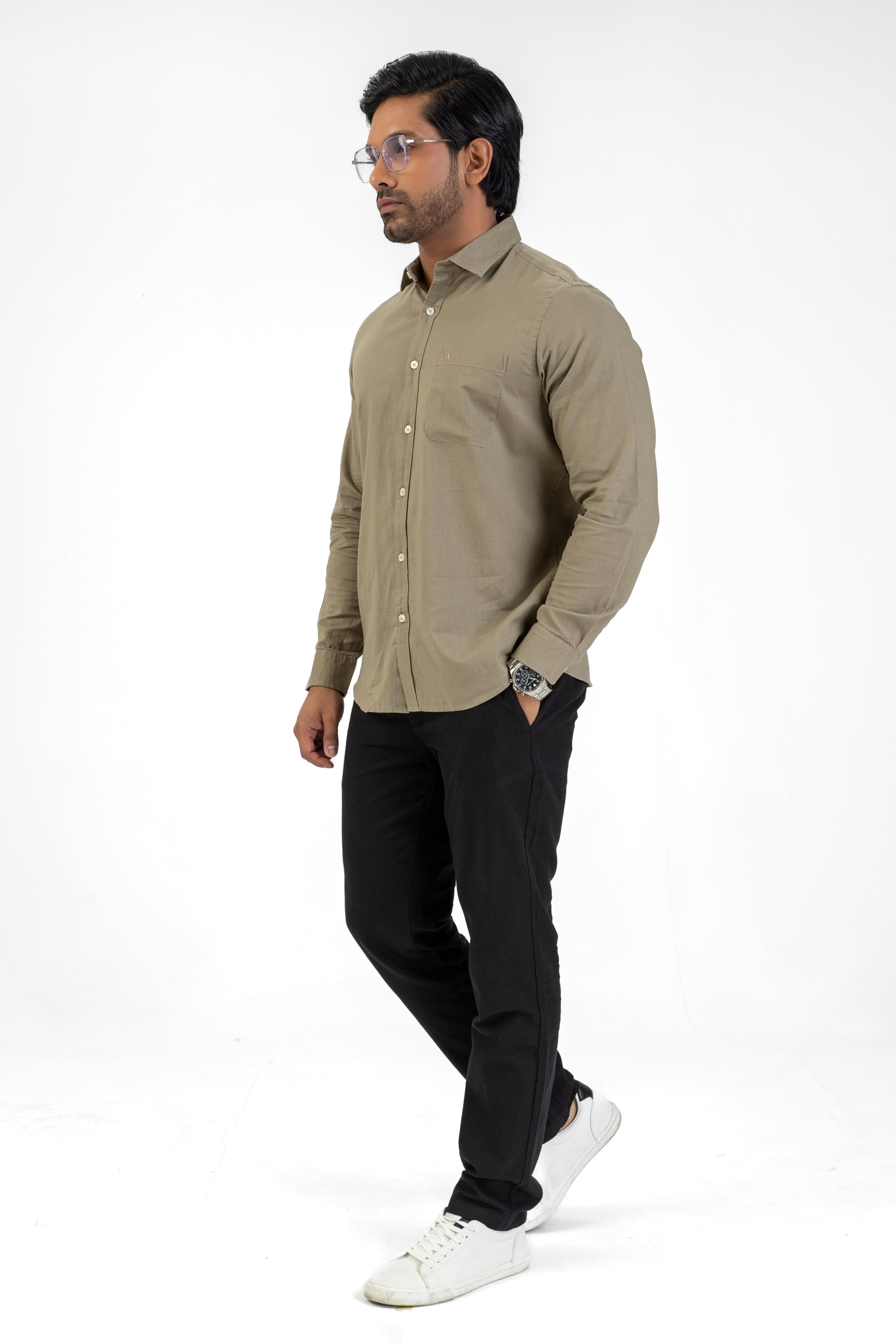 AnationZ Heritage Linen Long Sleeve Shirt -  Sri Lanka
