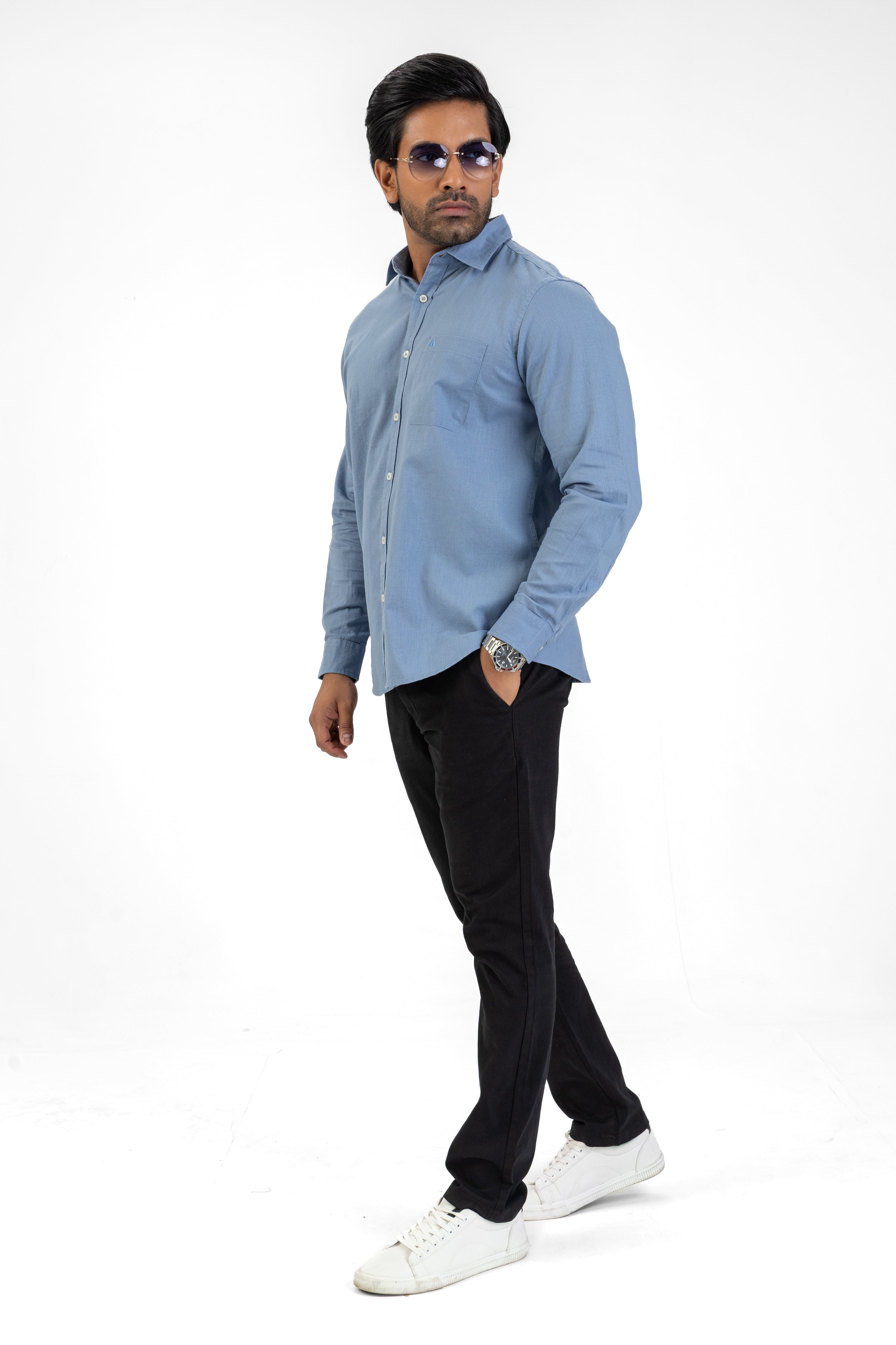 AnationZ Heritage Linen Long Sleeve Shirt -  Sri Lanka
