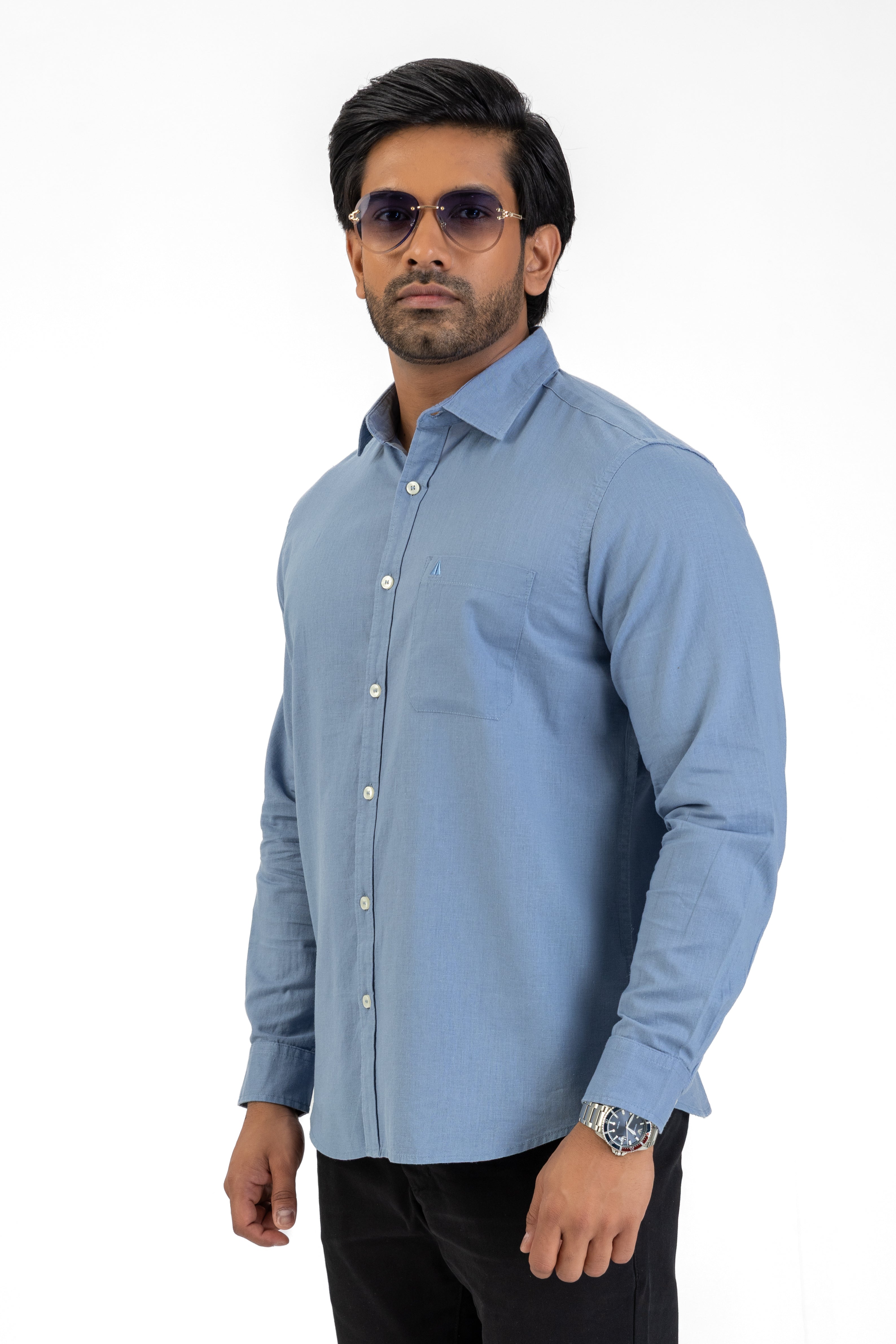 AnationZ Heritage Linen Long Sleeve Shirt -  Sri Lanka

