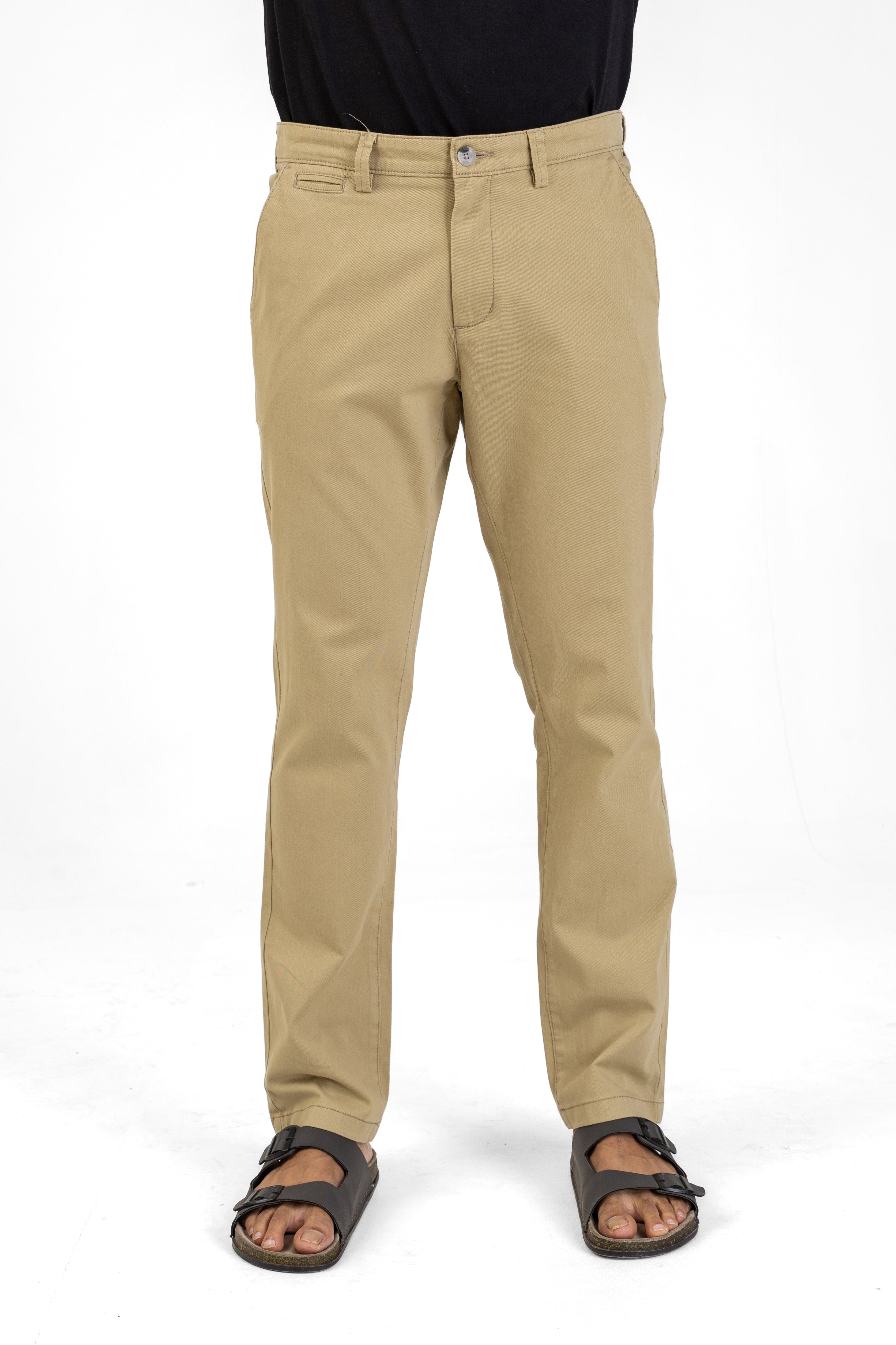 Essential Slim Fit Pant – Beige