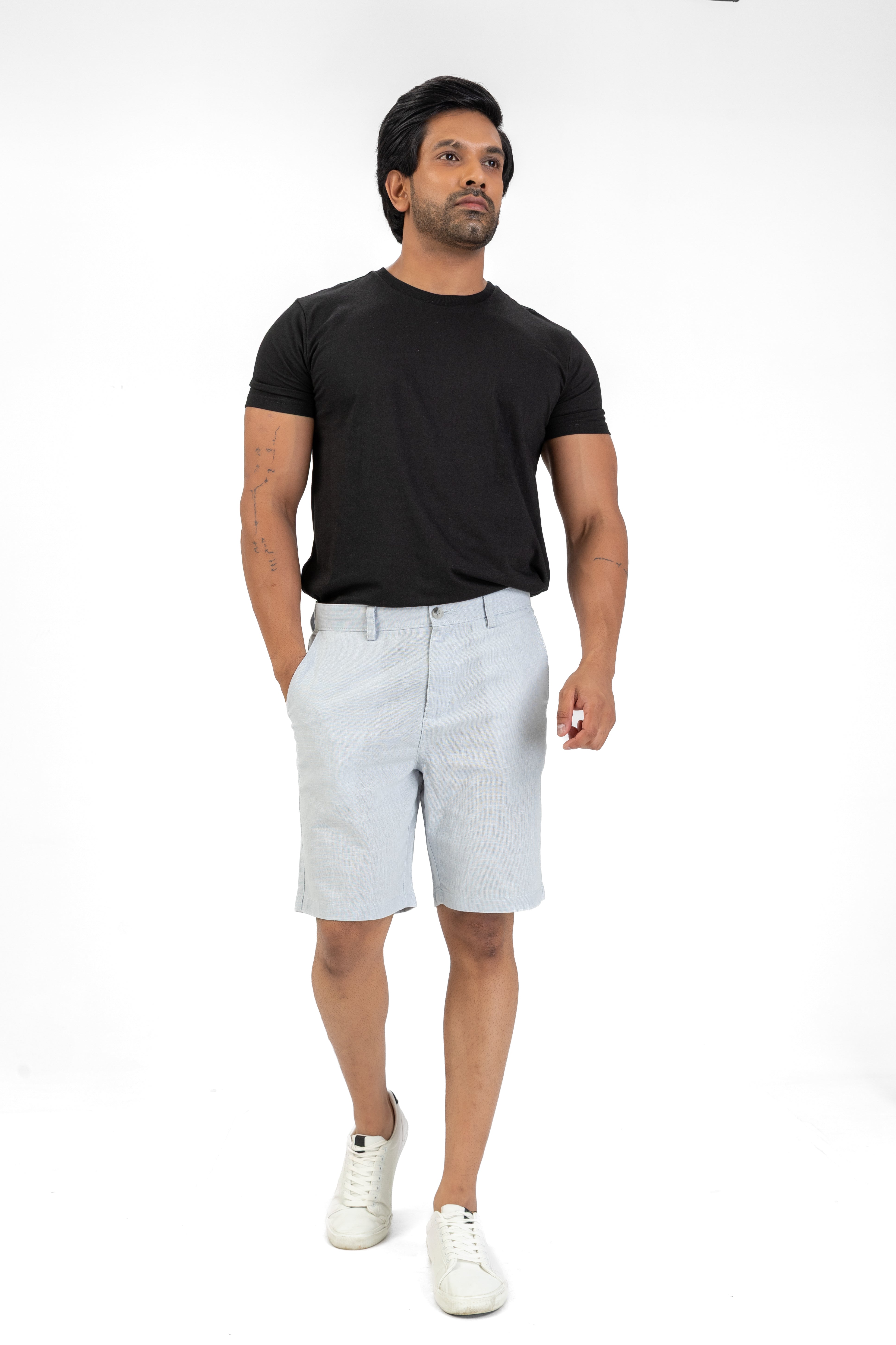 Signature Cotton Short – White
